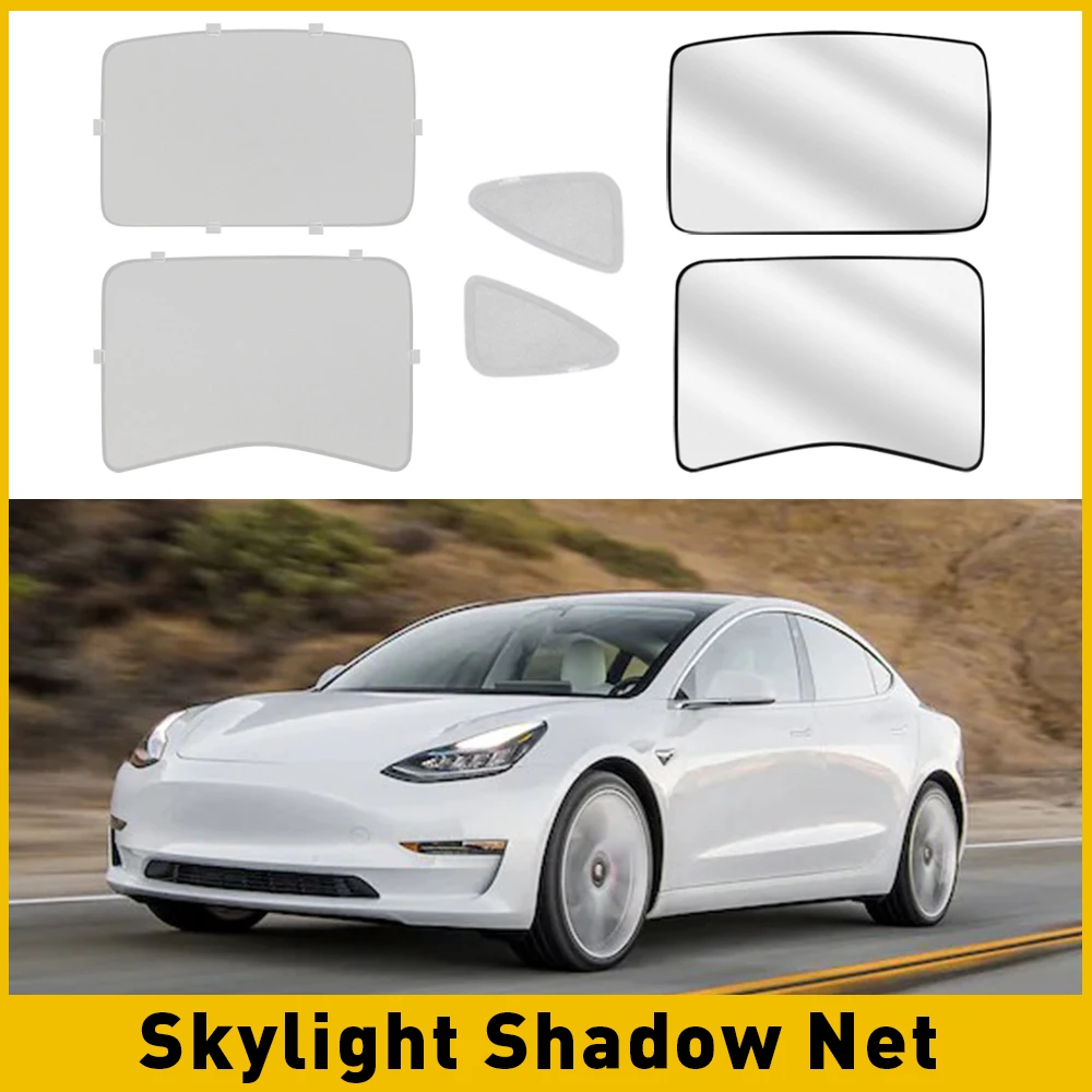 

Аксессуары подходят для Tesla Model 3 2019 2020 2021 Model Y 2021 2022 солнцезащитные очки на лобовое стекло автомобиля солнцезащитные очки на переднюю и заднюю крышу затеняющая сетка