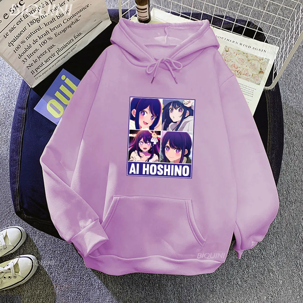 

Marin Kitagawa Oshi No Ko Kawaii/Cute Anime Funny Cartoon Women Clothes Harajuku Graphic Sweatshirts Winter Warm Couples Hoodies