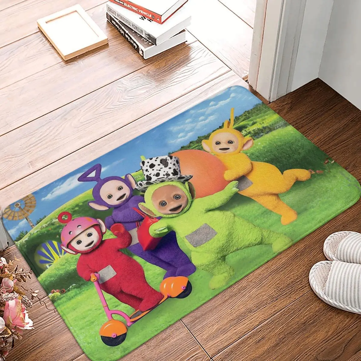 

Кухонный нескользящий коврик Teletubbies для телевизора, Придверный коврик для входной двери, декоративный коврик для пола