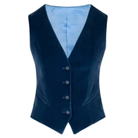 new womens suit vest velvet business office v neck sleeveless jacket ladies coat