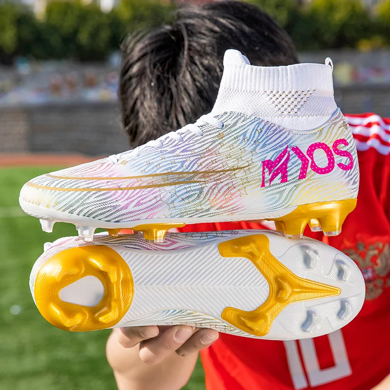 

R.xjian Brand High-quality Men's Football Shoes TF/FG Football Cleats Football Boots Outdoor Breathable Children Football Shoes