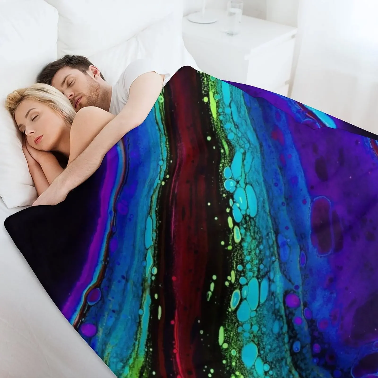 Into The Everblack Плед Кровать Модные фланелевые декоративные туристические одеяла