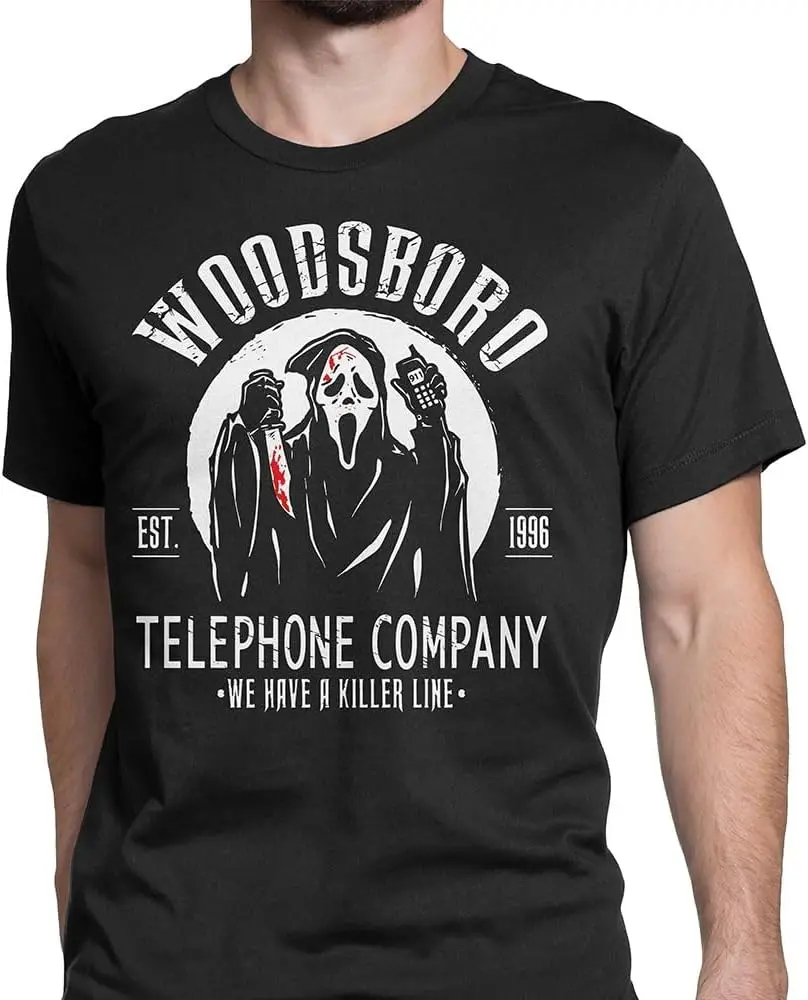 Футболка ужасов Woodsboro