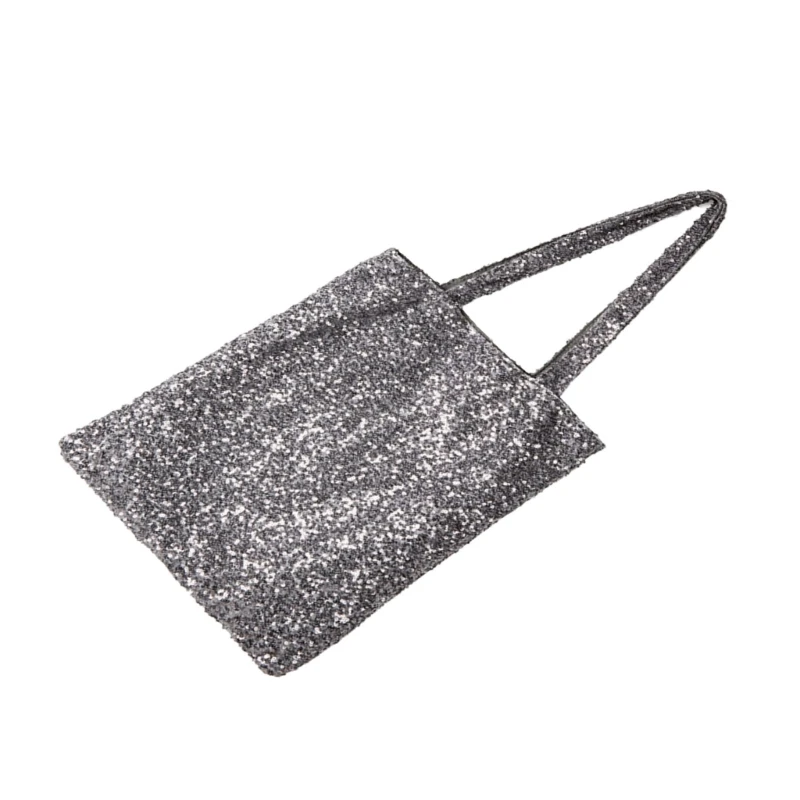 Универсальная женская сумка подмышками. Простая сумка. Дорожная Блестящая