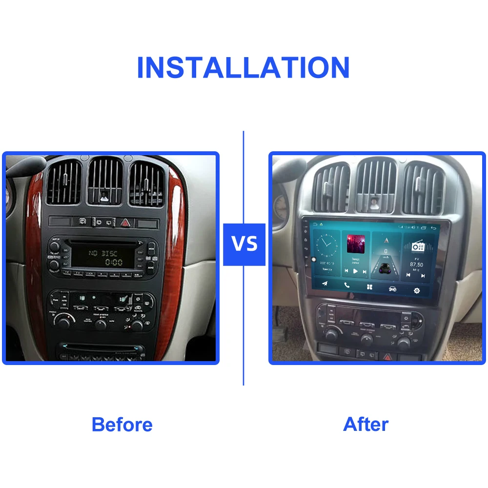 Автомагнитола на Android 11 с GPS-навигацией мультимедийный видеоплеер для Chrysler Grand