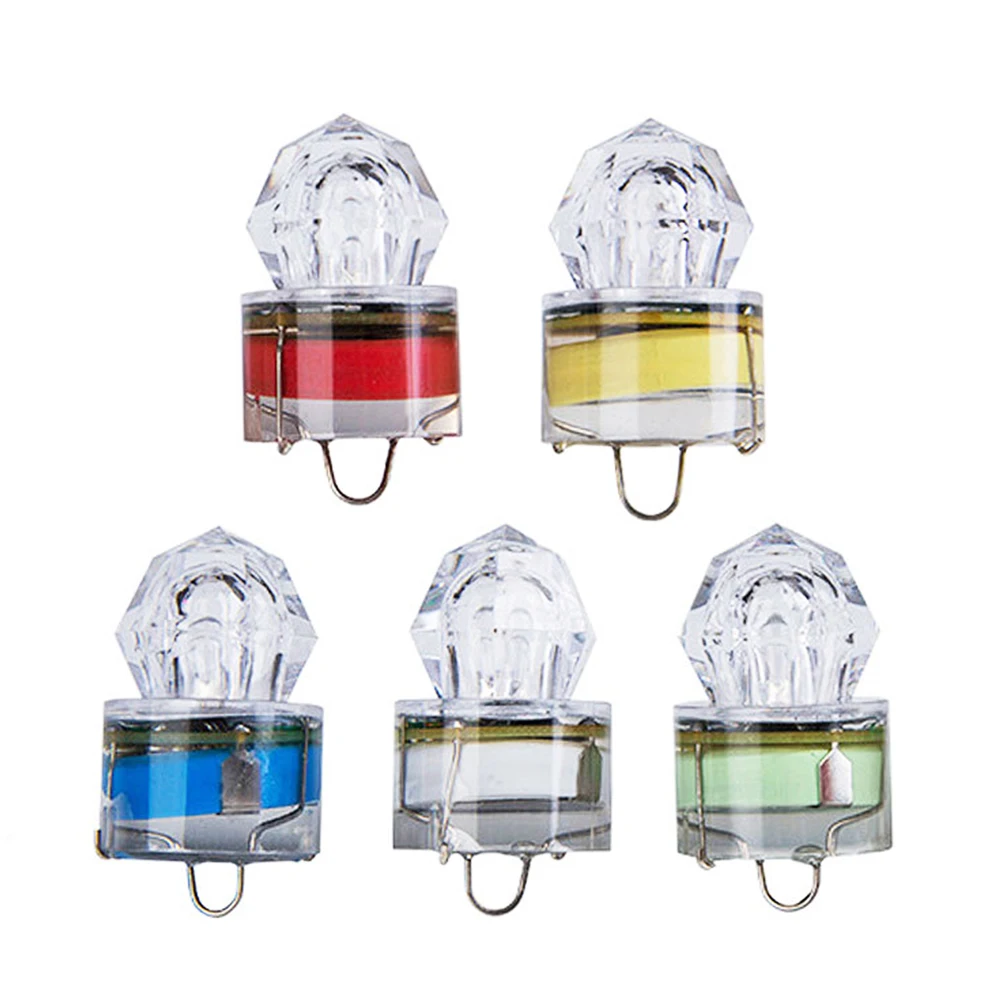 

Carp Fishing Waterproof LED Mini ABS Fishing Bait Light Squid Drop Underwater Fish Saltwater Reservoir Lure Lamp Colorful Light