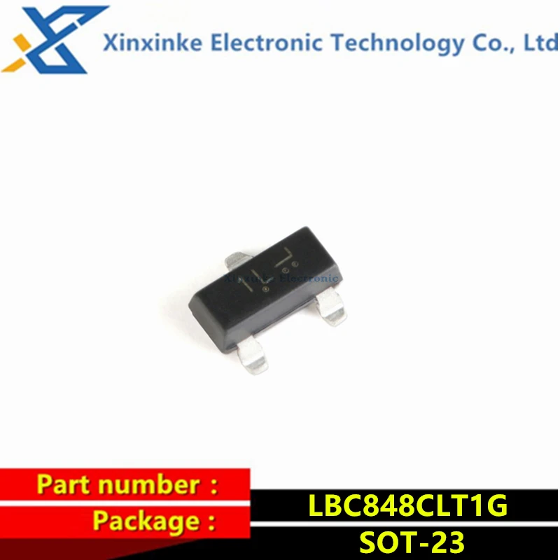 

100 шт., транзисторы LBC848CLT1G SOT-23 30 в 100 мА SMD