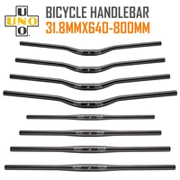 uno bicycle rise handle bar mtb flat bike handlebar 31 8 bicycle handlebar 640 680 720 740 760 780 800mm alu handlebar parts