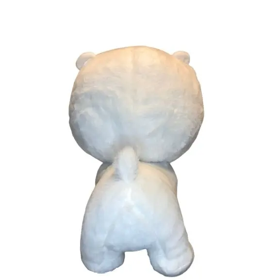 Мягкая Игрушка Собака Шпиц в Галстуке - 23 см Белый |