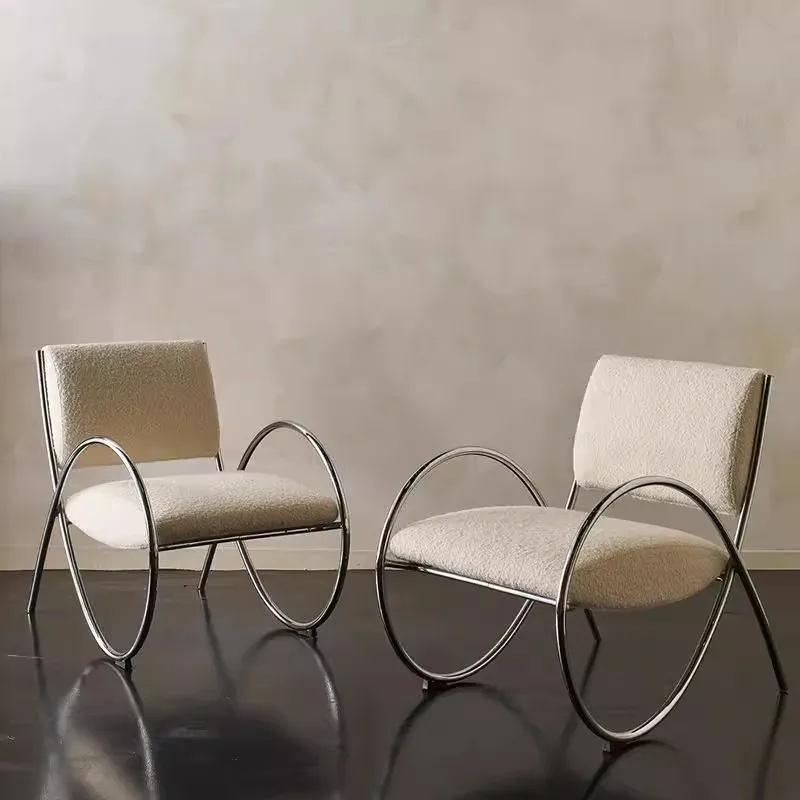 Симпатичные Бархатные простые стулья для гостиной недорогие эргономичные