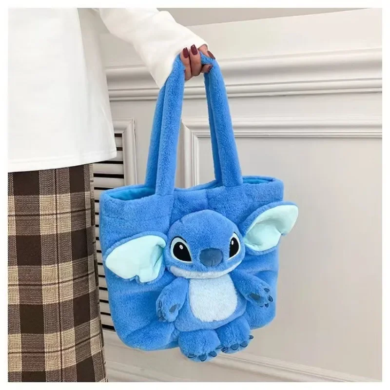 MINISO Disney 2024 новая мультяшная Плюшевая Кукла сумка через плечо Милая и милая стежка