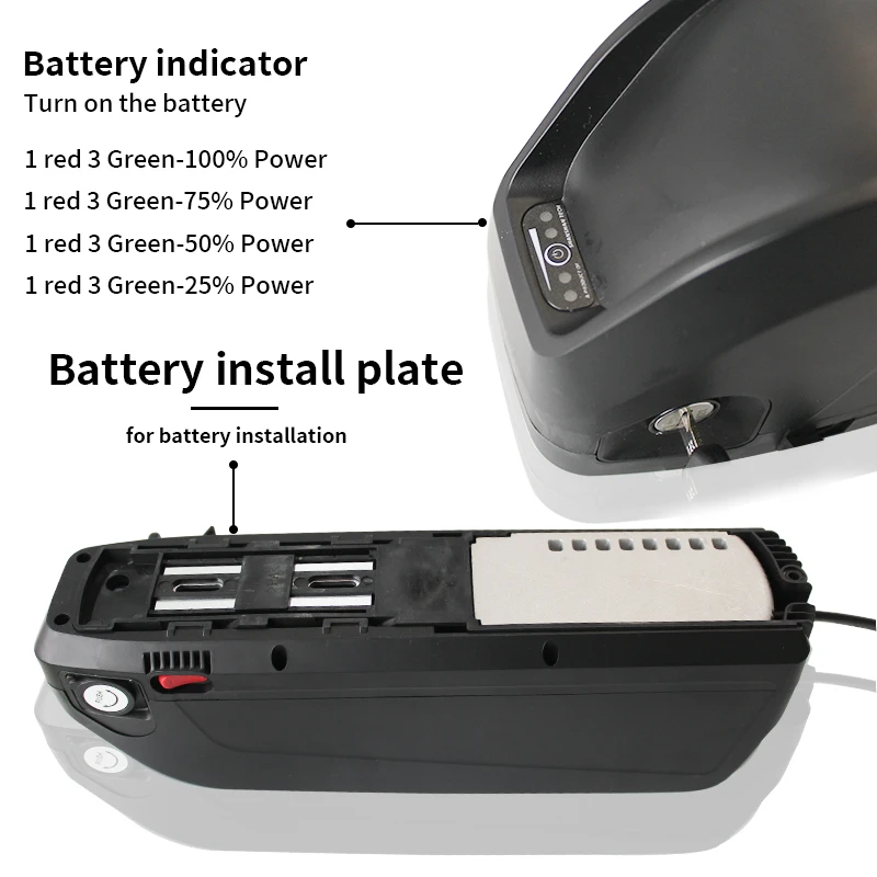 

Down Tube Ebike Battery High Capacity 36V 17.5Ah 21Ah 28Ah 48V 15Ah 19.2Ah 21Ah Optional Lithium Iron Electric Bike Battery