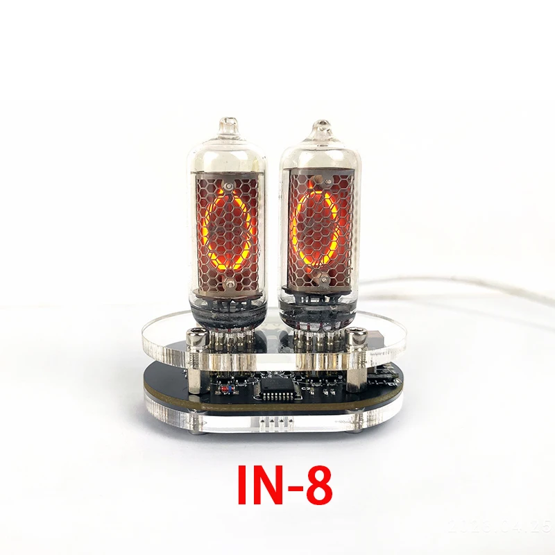 

2-digit IN-18 / IN-8 Glow Tube Thermometer IN18/IN8 Nixie Clock Home USB 5V