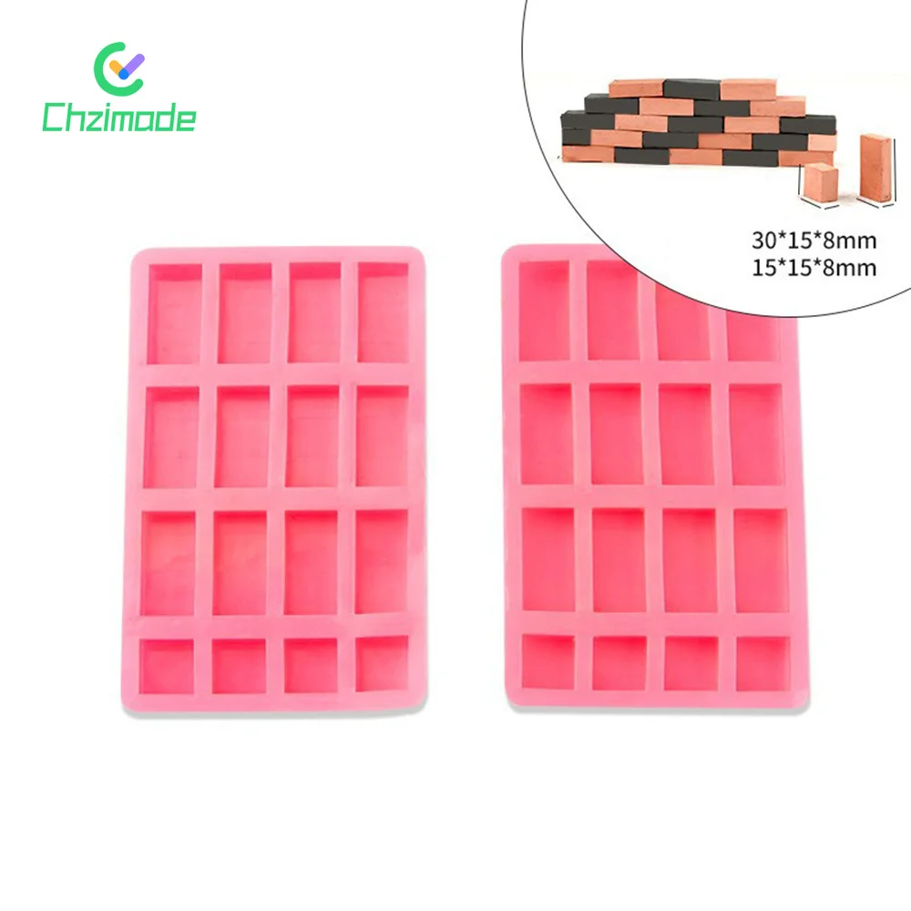 

Новая форма для миниатюрного кукольного домика, мини-форма для строительного кирпича, наборы ручной работы, форма для красного кирпича, мас...