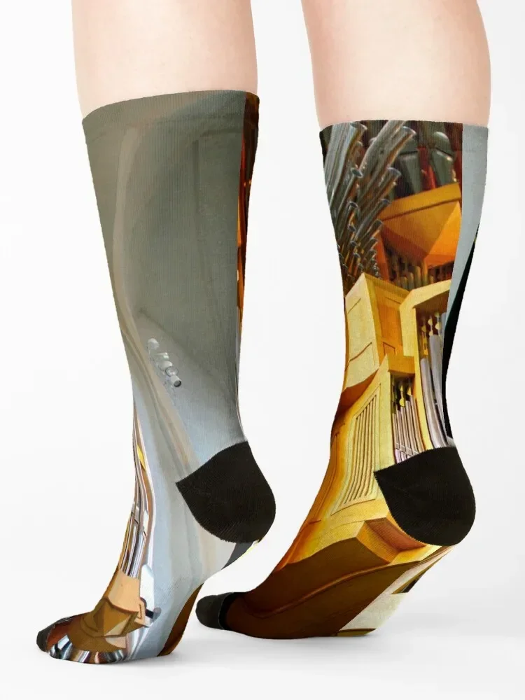 Носки tuyaux du grand orgue спортивные носки Рождественский подарок мужские женские