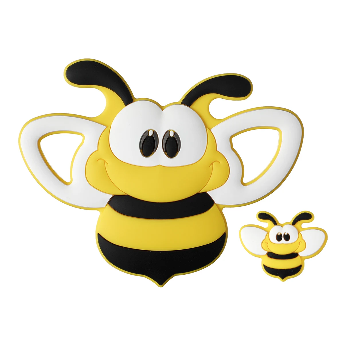

TYRY.HU Silicone Teethers Beads New Bee Animal Food Grade Silicone Teething Toys DIY Pacifier Chain Accessories Baby Gifts
