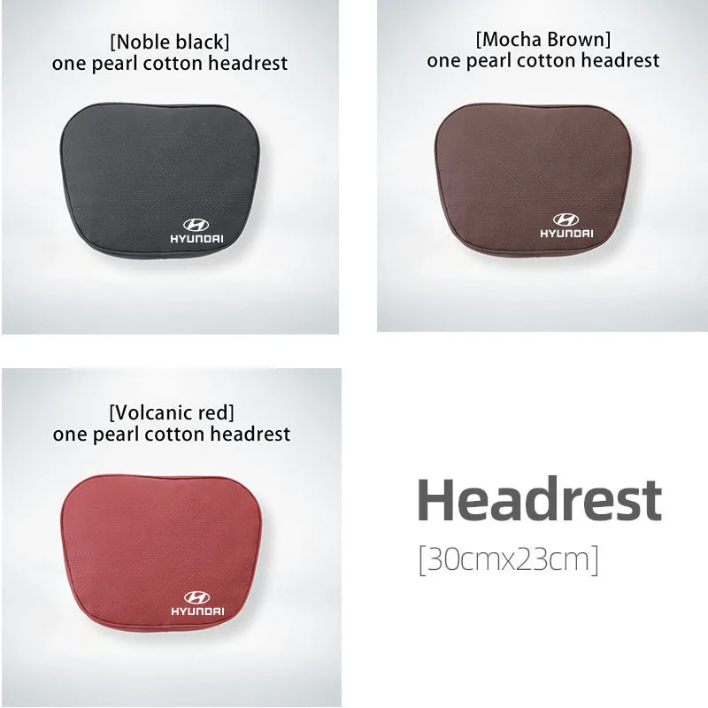 

Car Headrest Memory Foam Head Neck Pillow Seat Interior Supplies For Hyundai I30 I20 IX35 Getz Ioniq I10 I40 Kona IX20 IX35 GDI