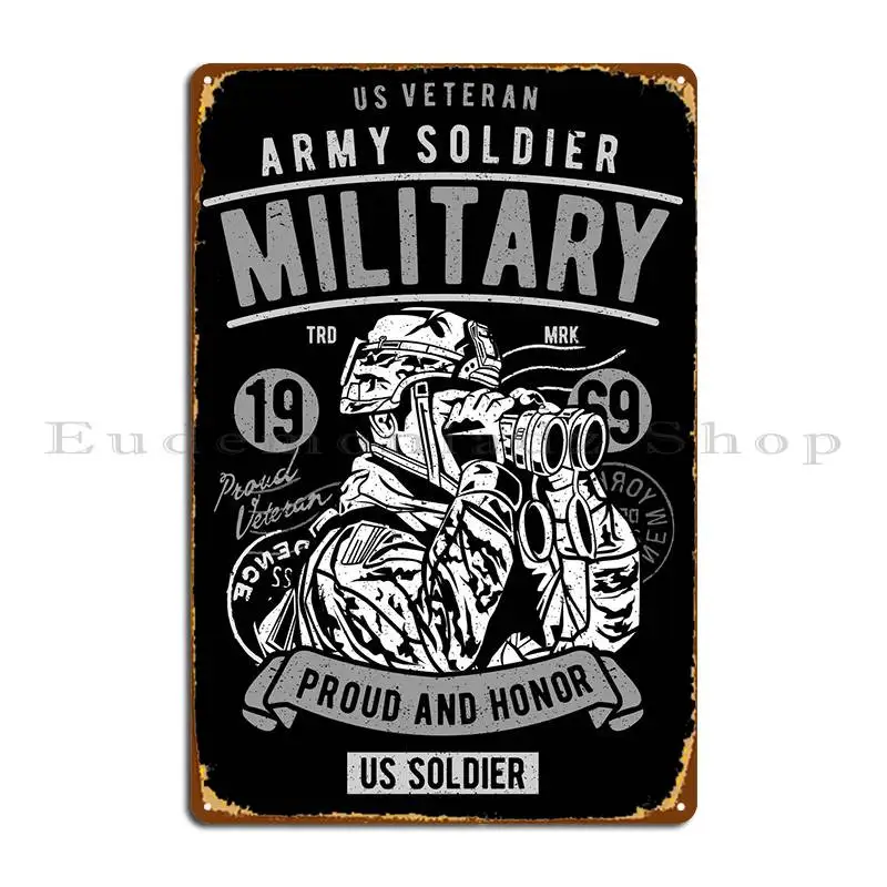 

Армейский солдат, винтажные металлические знаки, дизайн паба, клуба, бара, паба, дизайнерский оловянный плакат