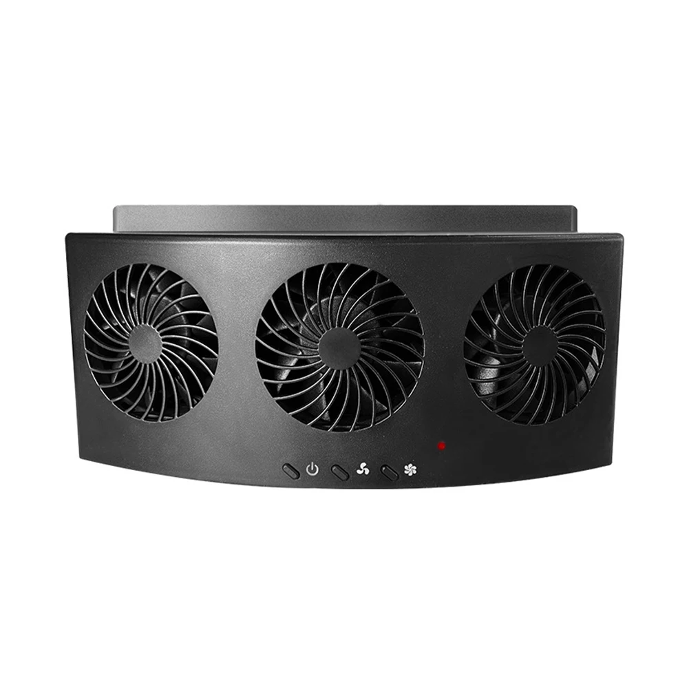 

3-Head Car Exhaust Fan Cooling Fan USB Powered Car Air Purifier Radiator Fan Window Vent Cool Ventilation Interior Accessories