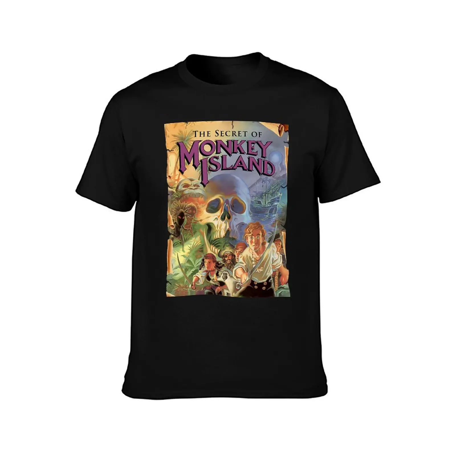 Фото Футболка The Secret of Monkey Island, повседневная свободная футболка с короткими рукавами №2