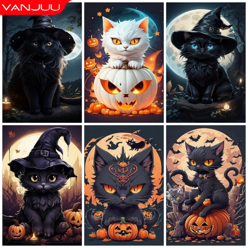 Набор для алмазной живописи сделай сам алмазная вышивка с изображением тыквы