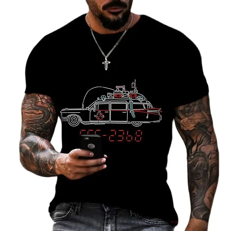 

2023 Men's Shirt Exclusive Design Car Dashboard Speed Passion 3D Printing Printing Trendy Brand Round Neck T-shirt Oversize 6XL
