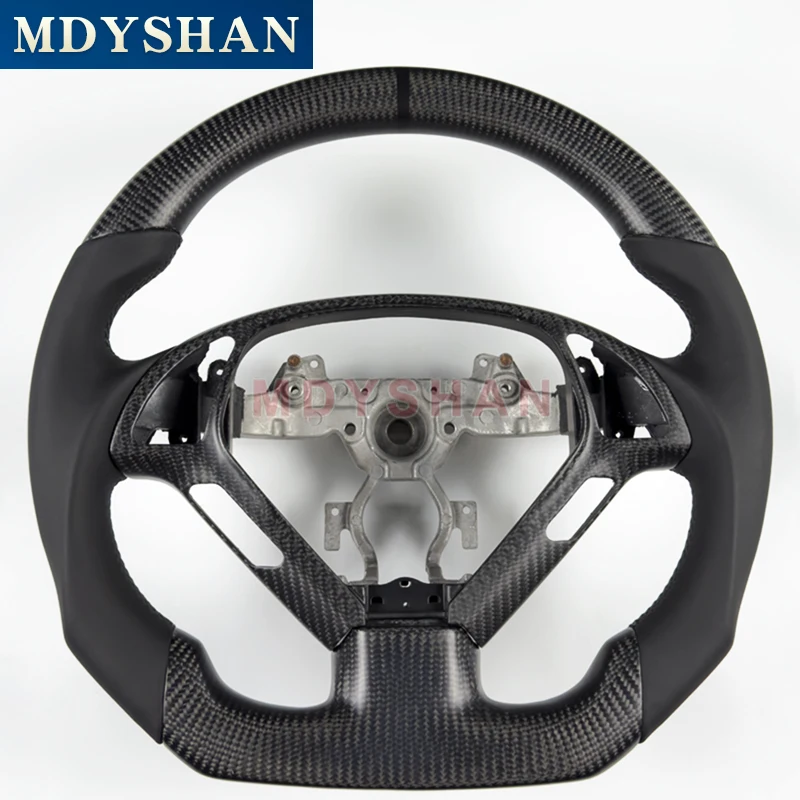 

Real Matte Black Carbon Fiber Steering Wheel for Infiniti G25 G37 G35 Ex25 Ex35 G37S G37X Custom Style