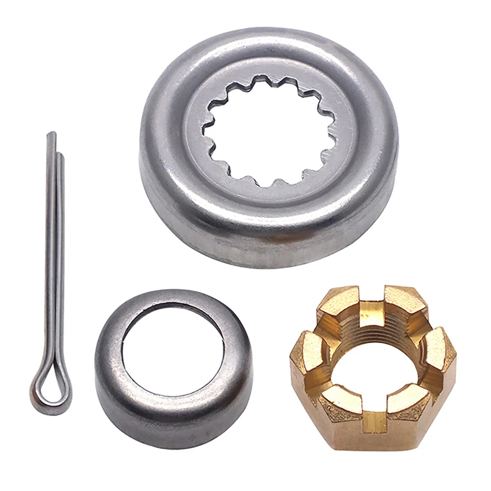 

66T-W4599 Propeller Spacer Kit for Yamaha Outboard Motor F30-F60 4T/2T Hidea Parsun 90171-16011 Castle Nut 90389-22M01