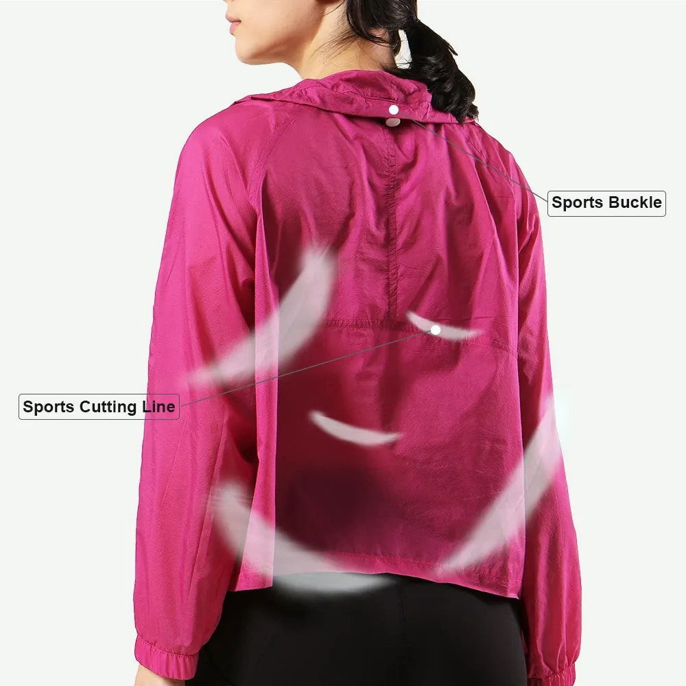 Sports Sunscreen Jacket Out Door Women UV Protect Running Climbing Cycling Active Wear Daily Camping Training Fitness Gym Coat