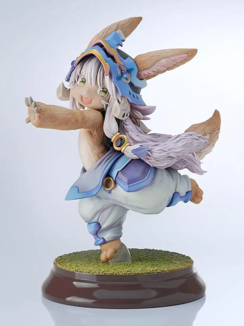 Фото Оригинальная фигурка Nanachi из серии GOOD SMILE Made in Abyss: Золотой город палящего солнца, новая версия с новым нарядом, в коробке, аниме-игрушка. №5