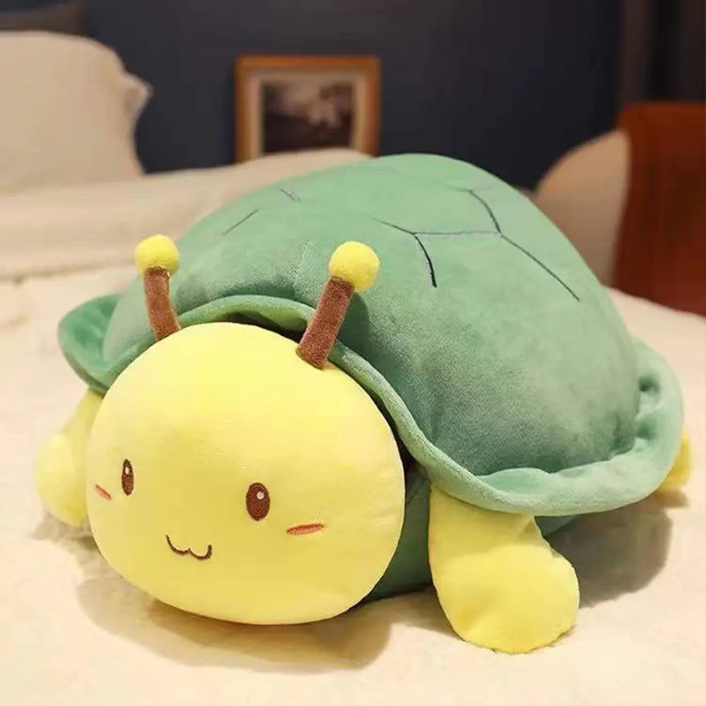 

45cm Creative Fit Turtle And ee Plush Toys Stuffed Pillow Separable Funny Turtle Shell Kids Doll Toys Birthday XmaxGift
