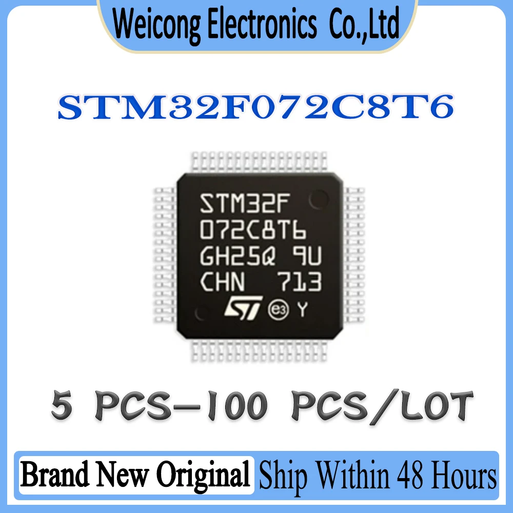 

STM32F072C8T6 STM32F072C8T STM32F072C8 STM32F072C STM32F072 072C8T6 STM32F STM32 STM ST IC MCU Chip IC MCU Chip LQFP-48