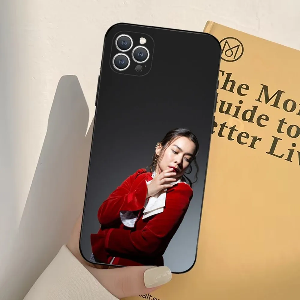 Чехол для телефона Singer M-Mitski iPhone 16 15 14 13 12 11 Pro X XS Max XR Plus мягкий черный мини-Чехол
