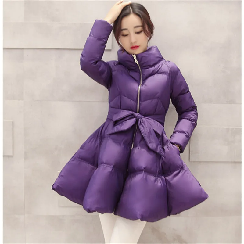 2023 Winter Coat Women Warm Padded Cotton Jacket Coats Red Korean Fashion Womens Parka High Quality Parkas Manteau Femme Outwear
