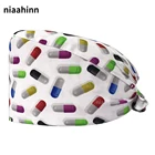 Женский телефон ICU, рабочая комната, докторская головка, s мультяшная печатная детская стоматологическая обезболивающая крышка, хирургическая шляпа, оптовая продажа