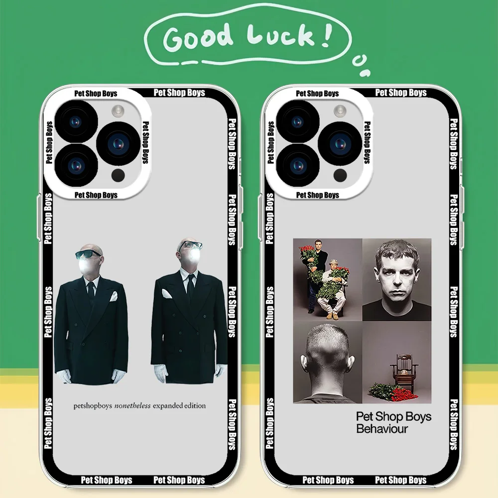 Pet Shop Boys Nonetheless Music For iphone 11 12 13 14 15 16 Mini Plus Pro Max Transparent Shell