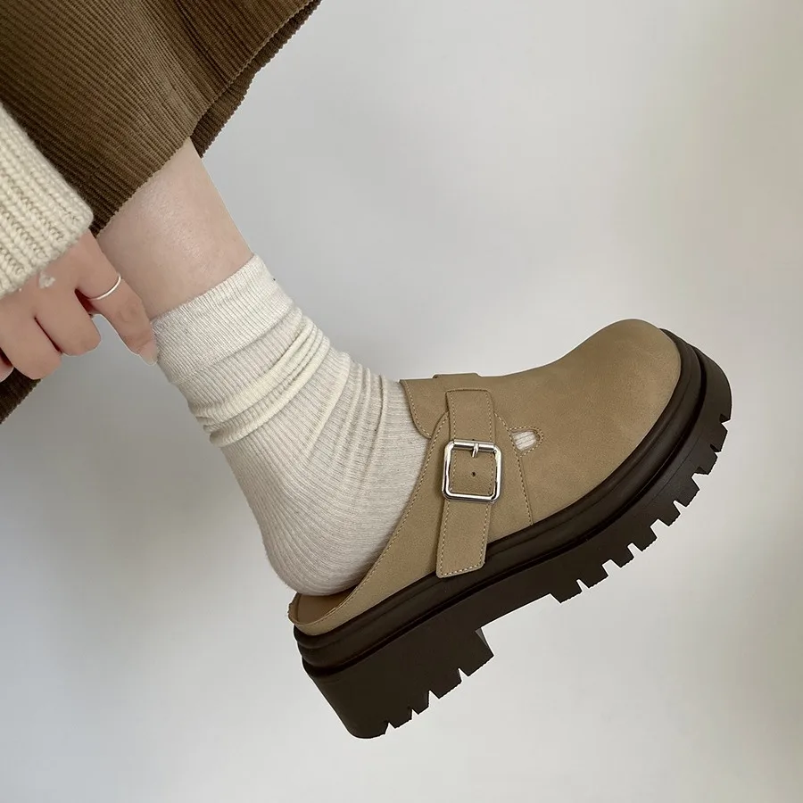 Женские туфли 2023 низкие женские тапочки роскошные на платформе новые