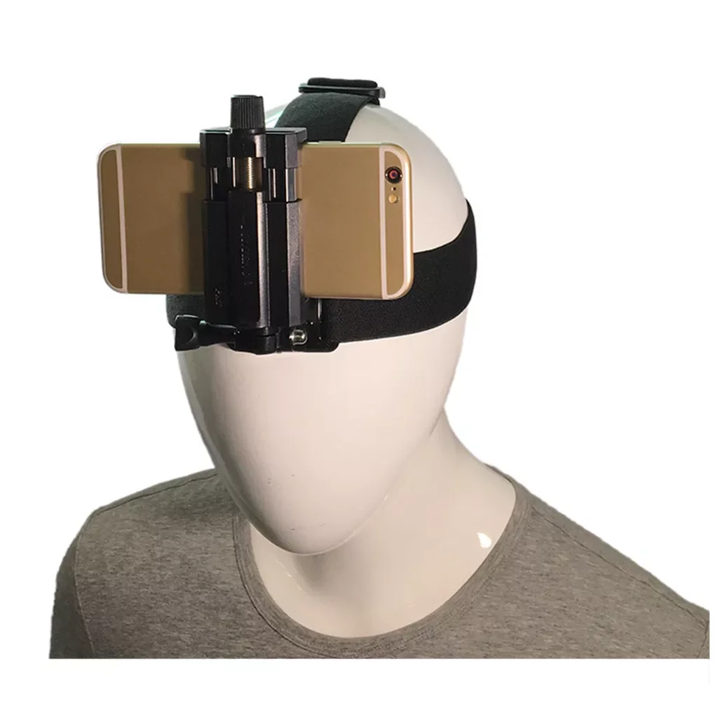 

Phone Head Mount GoPro Strap for iPhone, Samsung Galaxy, & Note All Smartphones universal adapter connect the clip chest str