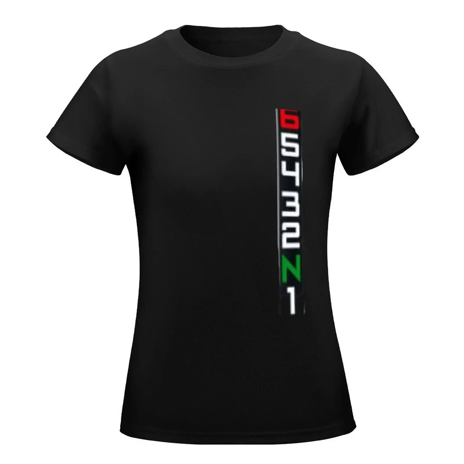 Футболка женская свободного кроя с принтом мотоциклетная шестеренка один пух