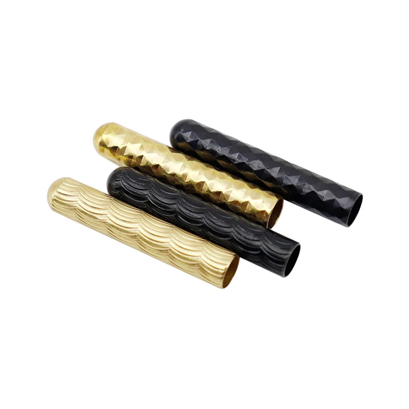 Coolstring 4*22MM Metal Tips For Shoelaces Bump Texture Top Quality Strings End Aglet Black Golden 100Pcs/25sets Easy Install