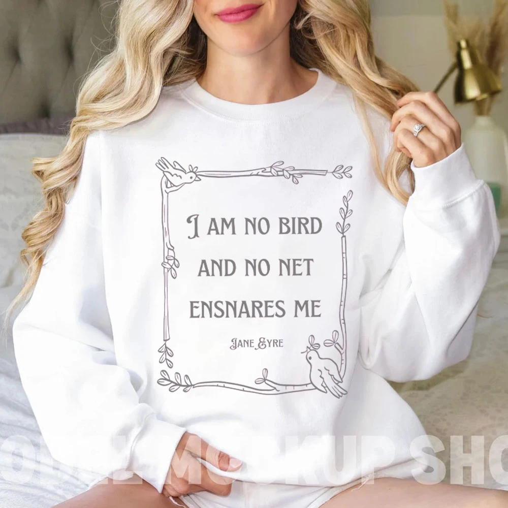 Толстовка с капюшоном Jane Eyre Poet для женщин литература Я не птица женская одежда