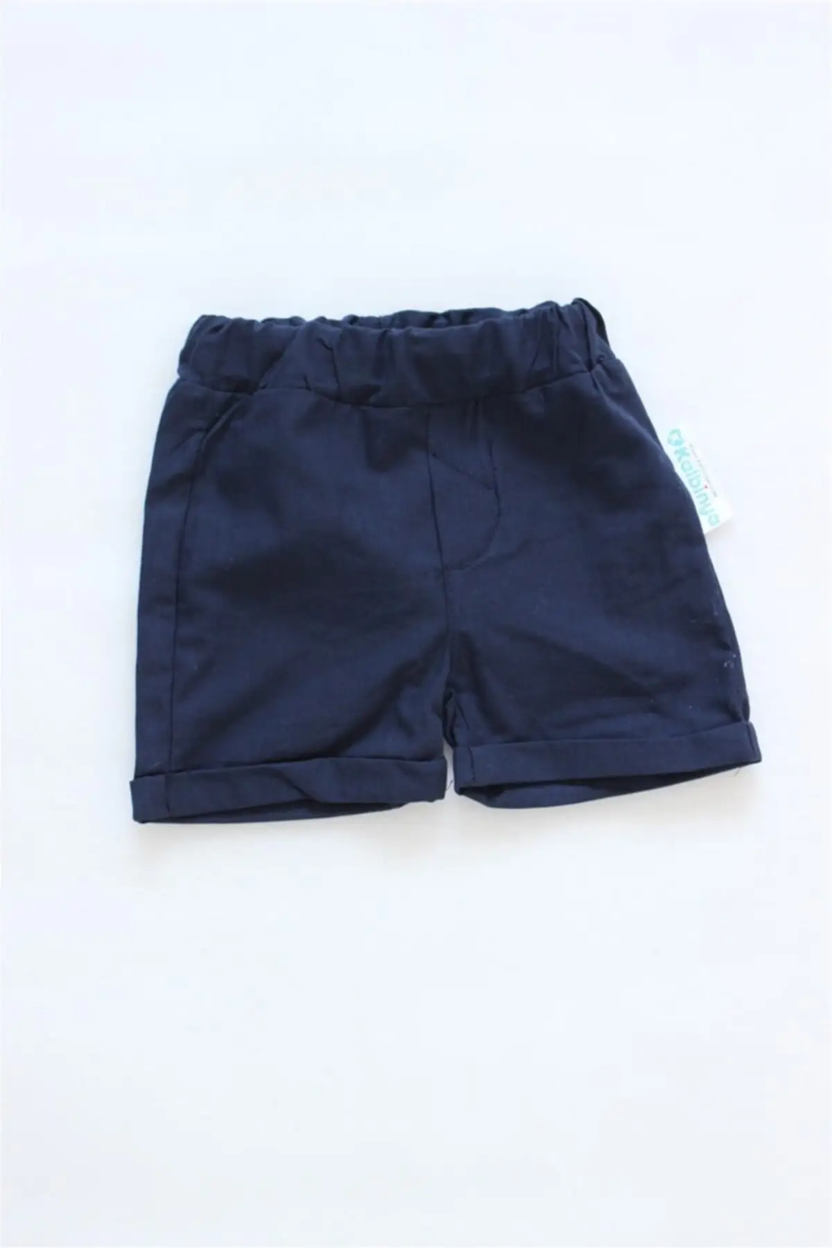 

Papyonlu Sveterli T-Shirt Shorts Suit Blue
