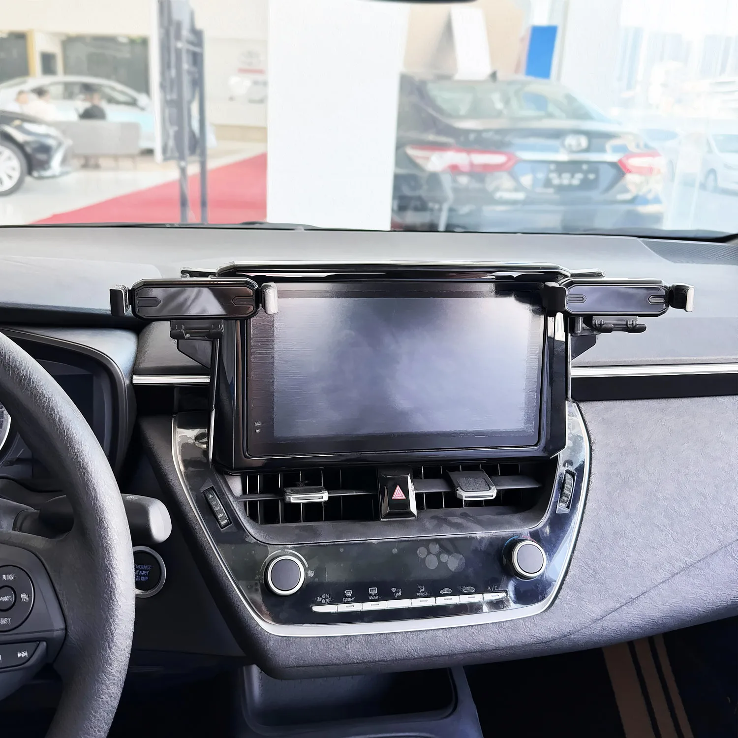 Автомобильный держатель для телефона Toyota Corolla 2019 2020 2021 2022 с двумя основаниями