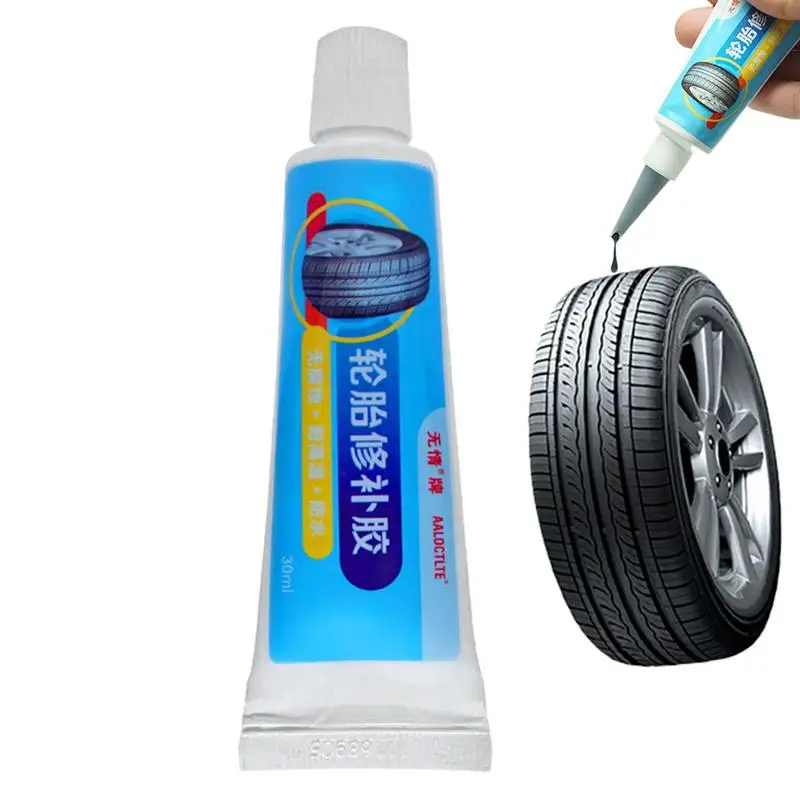 

Tyre Repair Glue 30ml Water Resistant Tire External Glue For Cars Tire Repair Patch Rubber Repair Adhesive Strong Adhesive For