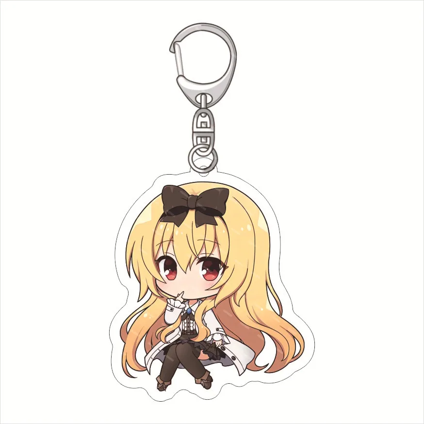 Новые аниме Обычные профессии создают мир акриловых брелоков. Акриловый кулон