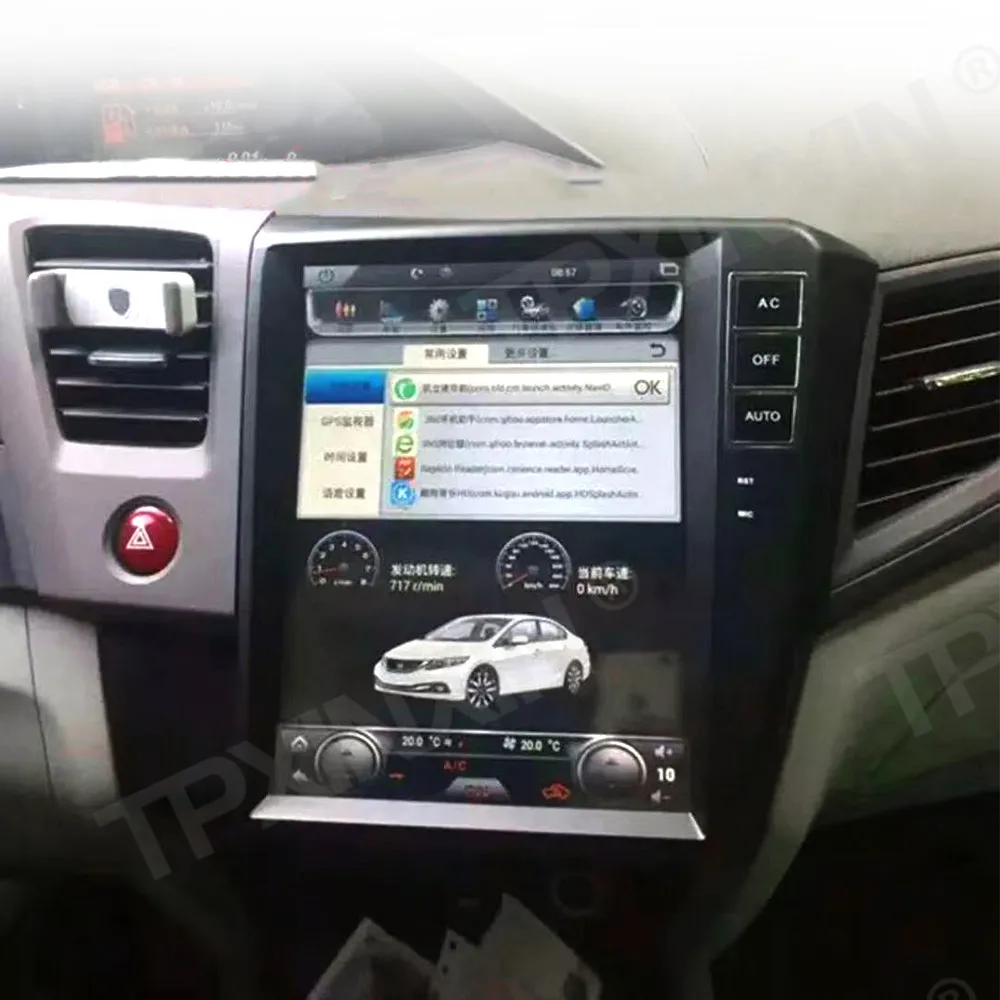 

6G 128G Android для Honda Civic 2012-2015 Автомобильный GPS-навигатор головное устройство мультимедийный плеер Автомобильный GPS-навигатор Автомобильный мул...