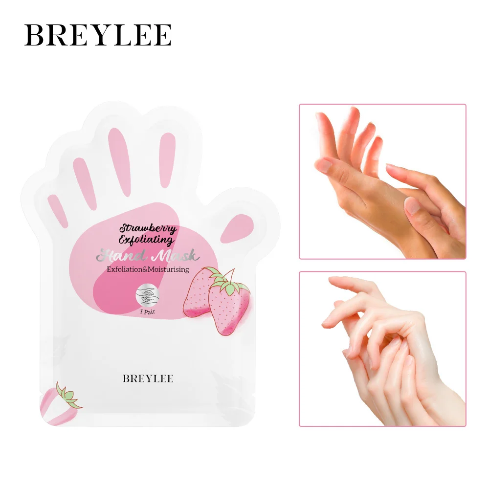 

BREYLEE Hand Mask First Love Exfoliating Calluses Repairing Cuticles Hand Mask Pack Dry Skin Aging Sheet Moisturizing Spa Gloves
