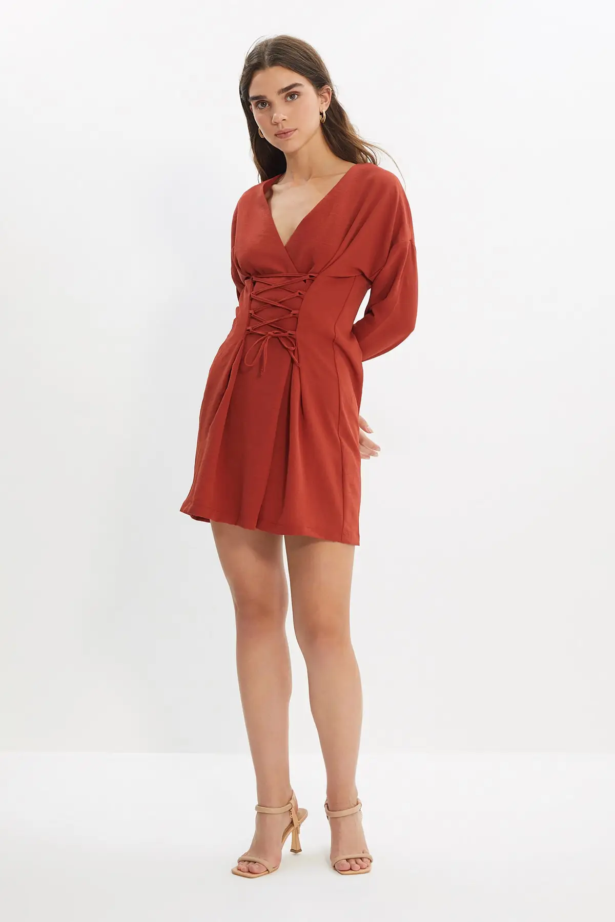 

Trendyol Lacing Detail Dress TWOAW22EL0060