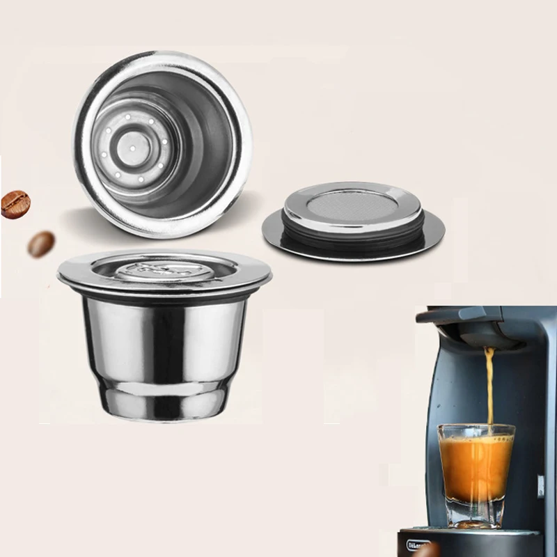 

1Set Coffee capsule shell powder pressing hammer set Tools Multi Purpose 304 Stainless Steel Coffee Powder Pod Reusable