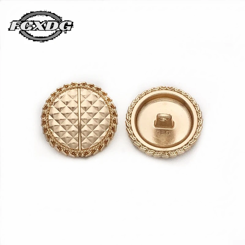

10pcs Fashion Metal Sewing Buttons Clothing Decoration Accessories Golden Buttons for Jacket Coat Free Shipping Clothes Buttons